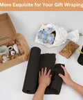 Eco Friendly Honeycomb Packing Paper Roll 12 Inch By 200 Foot Cushioning Alternative For Bubble Wrap Moving And Shipping No Plastic Recyclable Kraft Paper Biodegradable Green Packaging Solution For Protecting Delicate Items with gift wrapping setup.