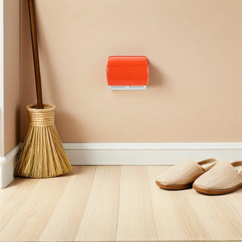Heavy Duty Outdoor EV Charger Cover With Dual Outlet Socket Protector All Weather Foldable Shield For Electric Vehicles on a wall.