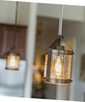 Close-up of pendant light with Five Piece Threaded Extension Rod Kit For Pendant Lighting And Ceiling Fixtures Chandelier Install Hardware