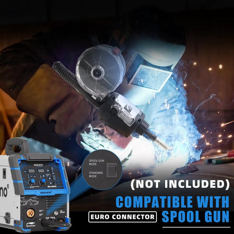 Dual Voltage 110V 220V 200A 8 In 1 MIG Welder For Home Shop Multiprocess Flux Core Gas MIG MAG Aluminum TIG with spool gun