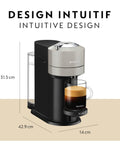 Vertuo Next Single Serve Coffee And Espresso Maker With Aeroccino Milk Frother For Quick 25 Second Heat Up And Auto Shut Off
