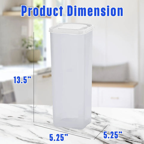 Bread Box Storage Keeps Fresh Loaf In Original Bag One And A Half Pound Sandwich Size with white lid, 13.5x5.25x5.25 inches