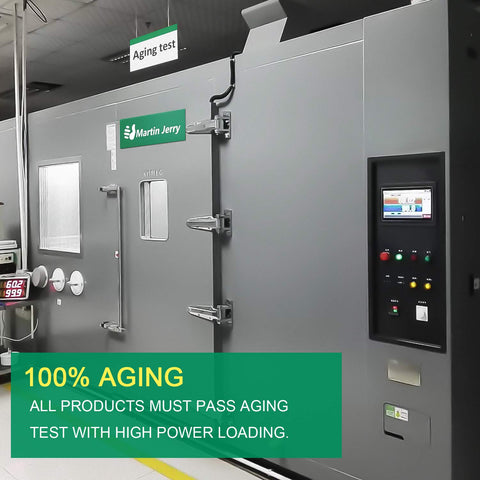 Industrial aging test chamber for 3 Way Smart Dimmer Switch 4 Pack With Trailing Edge Technology, ensuring durability