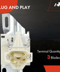Heavy Duty Floor Mounted Headlight Dimmer Switch For Classic Chevy And Buick Rides mounted with three terminal blades.