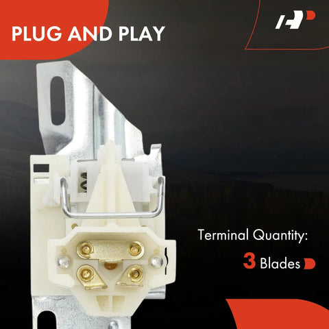 Heavy Duty Floor Mounted Headlight Dimmer Switch For Classic Chevy And Buick Rides mounted with three terminal blades.