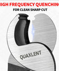 Close-up of Heavy Duty 10 Inch Cable Cutter With High Leverage Handles Designed For Thick Copper Wire And Communication Cables Built From Rust Resistant Steel.