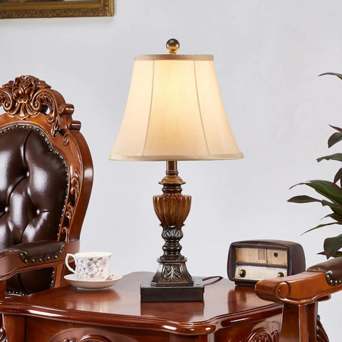 Touch Control Traditional Table Lamps Set Of Two Three Way Dimmable Farmhouse Bedside Lamps With Two USB Charging Ports Vintage Rustic Living Room Bedroom Office Study