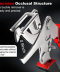Close-up of Pro Grade Car Clip Pliers for Auto Trim and Panel Fasteners Removal showing 0.9-inch precision structure.