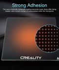 Ender 3 Glass Bed Upgrade Tempered Glass Plate with strong adhesion feature and micro textured surface detail