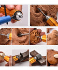 Beast 800W Flex Shaft Rotary Tool With Foot Pedal Control And Flexible Shaft For Metalworking, carving detailed patterns