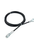 Hella Tough Steel Wire Cable Replacement For Home Gym Pulley Rigs 5mm Thick Heavy Duty with eyelets for easy hook up.