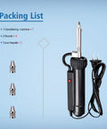 Automatic Desoldering Pump With Pro Grade Power, Solder Sucker Vacuum, Portable 30W Desoldering Iron Tool, 3 Tips, 110V AC