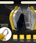 Heavy Duty Self Retracting Fall Arrestor With Solid 17 Foot SRL Rope And Double Locking Steel Housing For Roofing Crews Looking For Legit Safety Gear That Handles The Daily Grind Smooth showing polypropylene shell and alloy steel housing.