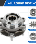 Front Wheel Bearing Hub Assembly For 2007 2012 Nissan Altima 2.5L L4 Only With 29 Splines 5 Lug ABS One Piece Drop In Replacement
