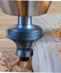 Top Mounted Router Bit Bearing Replacement Kit For Woodworking, Pro Grade Precision Milling in action on wood surface