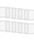 10pcs Shower Drain Hair Catcher Mesh Stickers, Square, white mesh stickers for drain clog prevention, suitable for multiple uses.