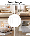 Hella Sturdy Queen Size Canopy Bed Frame Posts With Four Corner Stainless Steel Brackets For Universal Metal Wood Bedroom Setup in various room styles.