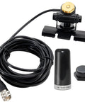 Beefy Dual Band Ham Radio Antenna For Vehicle, VHF 136-174MHz And UHF 400-470MHz, NMO Lip Mount Bracket, Coax Cable, PL-259, Rain Cup