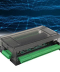 Industrial PLC Control Board For Factory Automation With 32 Inputs And 24 Outputs, clear casing, GX Developer compatible