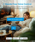 Woman using Smart Dimmer Switch Single Pole 2 Pack With HomeKit Alexa Google Assistant And SmartThings 2.4GHz WiFi