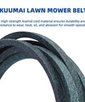 Ground Drive Belt Three Eighths Inch By Sixty Four Point Five Inch Replacement For Walk Behind Lawn Mowers Fits HU675AWD