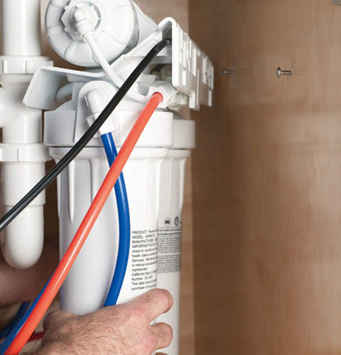 Under Sink Reverse Osmosis Water Filter System With Chrome Faucet And Easy Install Kit Pro Grade Filtration installation