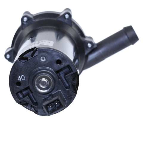 Close-up view of Electric Auxiliary Engine Water Pump For Select Chevy Silverado 1500 Ford F 150 Mustang GMC Sierra 1500 Land Rover.