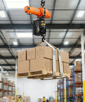Dual Speed G100 Chain Electric Hoist Lifter With 2200 Lbs Capacity 20 Ft Lift Height 120V 60Hz in warehouse lifting boxes