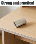 Rolled Mica Paper Sheet 13x4 Inches for High Temp Insulation on wooden surface, showcasing flexible material