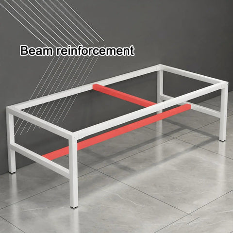 Heavy Duty Stainless Steel 3 Tier Work Bench With Perforated Side Panel And Wide Top for reinforcing structure view.