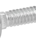 Workhorse Carriage Bolts 3/8 By 5 1/2 Inch Zinc Plated Steel Wood To Metal Fasteners Round Top Head close-up view of dome top bolt.