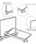 Beefy 60 Piece Set Of Safety Locking Pins, 0.25 Inch Diameter And 2.75 Inch Long, Heavy Duty Rust Resistant Metal Shaft Pins For Trailer Hitch