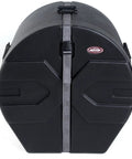 Roto Molded Single Drum Case Featuring Stackable Padded Interior Reinforced Edges Heavy Duty Straps Secure Locking Buckles Built In Feet, front view