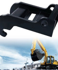 Rock Solid Coupler Bracket for Mini Excavator Quick Attach Mounts Built to Last in Heavy Duty Steel with Black Coating