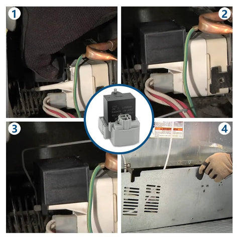 Installation of Refrigerator Start Device And Run Capacitor Kit W10189190 TSD2 And W10662129 in Whirlpool Kenmore models