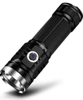 Beast Mode 3500 Lumen USB C Rechargeable Flashlight For Camping And Hiking, Ultra Bright LED Light Reaches Up To 1000 Feet