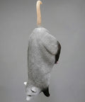 Real Wild Hanging Opossum 3D Archery Target With Premium Foam Construction showing underside and tail detail, 26x8x8 inches.