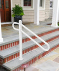Heavy Duty Iron Wall Mounted Handrail And Outdoor Stair Railing Featuring Reinforced Frame And Non Slip Grip built tough for steps.
