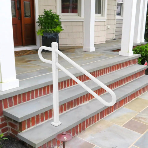 Heavy Duty Iron Wall Mounted Handrail And Outdoor Stair Railing Featuring Reinforced Frame And Non Slip Grip built tough for steps.