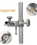 Welding Torch Holder And V Clamp Mount For MIG TIG Guns, Go To Heavy Duty Gun Stand With Adjustable Stroke, close-up view