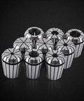 Premium 9-Piece Spring Collet Set 2-20mm For CNC Milling And Lathe With High Precision 65Mn Steel Tool Holding Chuck Kit.
