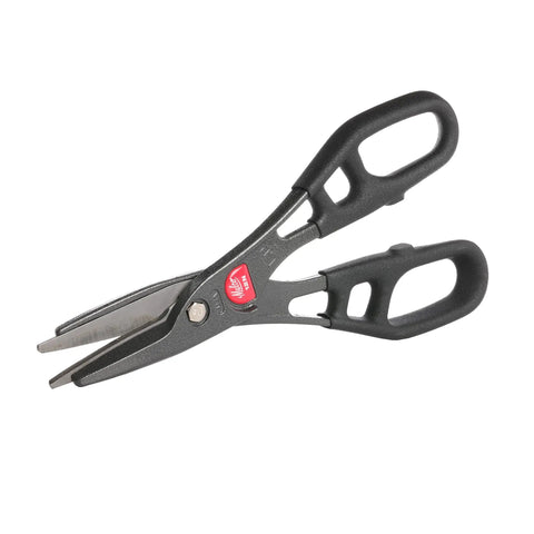 12 Inch Aluminum Snip With Comfort Grip Built For Straight Cuts And Gentle Curves Pro Grade Quality, Pressure Fit Blades, Big Handle Loops For Easy Grip, Sleek Head For Smooth Maneuverability, Optional Snip Holster For Quick Access