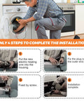 Installation guide for Upgraded 3387747 Dryer Heating Element Kit For Whirlpool Kenmore Elite He4 90 Series Replacement.