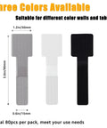 80 Piece Set Hook And Loop Cable Straps For Desk Cable Management Tames Messy Cords With Adhesive Wire Ties Reusable Cords Organizer For Home Office Under Desk Computer Accessories Black