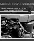 Transmission Dipstick Filler Cap Replacement For Transmission Fill Plug No Hassle Install Compatible With Chrysler Dodge Jeep Ram Durable Dipstick Filler Cap Car Accessory OEM 4591959AA installed on engine