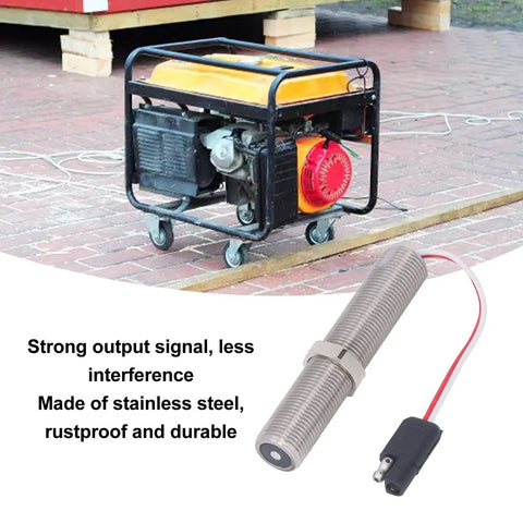 Inductive Proximity Sensor Switch For Industrial Machines, AC 30V, 2A, 3/4-16UNF Thread, with generator in background