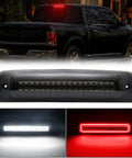 LED Strobe Third Brake Light for Ram Trucks 1500 2500 3500 4500 5500 2010 Through 2018 F1 Style Red Flash Smoked High Mounted Stop Light