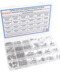 Metric Tiny Machine Screws And Nuts Set M1 M1.2 M1.4 M1.6 M2 M2.5 304 Stainless Steel Phillips Pan Head Assortment Kit