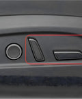 Essential Top Shelf Seat Adjustment Button Replacement For Tesla Model 3 And Y Interior Control Switch, close-up view.