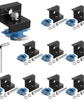 10 Pack Solar Panel End Clamps For Standard Unistrut Aluminum 30mm And 35mm Mounting Brackets With Nuts Bolts Kit